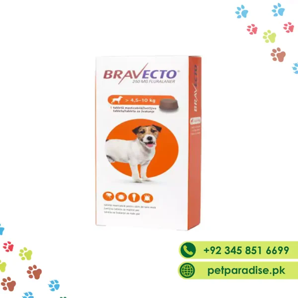 Bravecto Dog 250mg 4.5-10kg