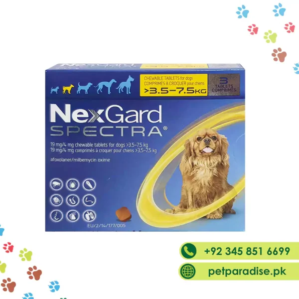 NexGard SPECTRA 3.5-7.5 (1 Tablet)