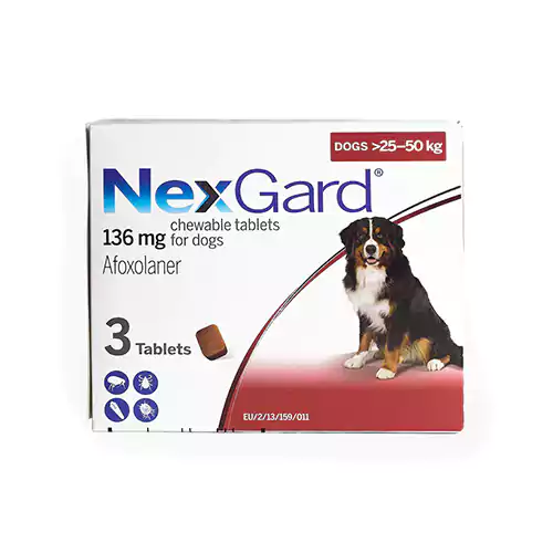 Nexguard 25-50kg Rid Tick and Flea