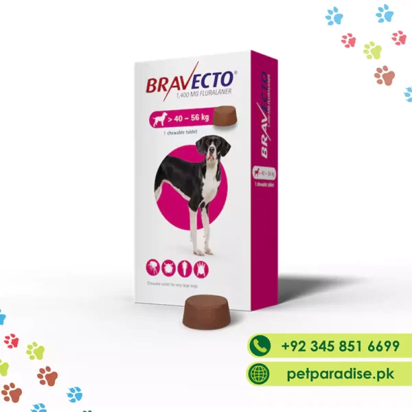 Bravecto Dog 1400mg (40-56 Kg)
